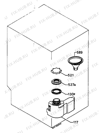 Взрыв-схема посудомоечной машины Zanussi ZW4618 - Схема узла Water softener 066